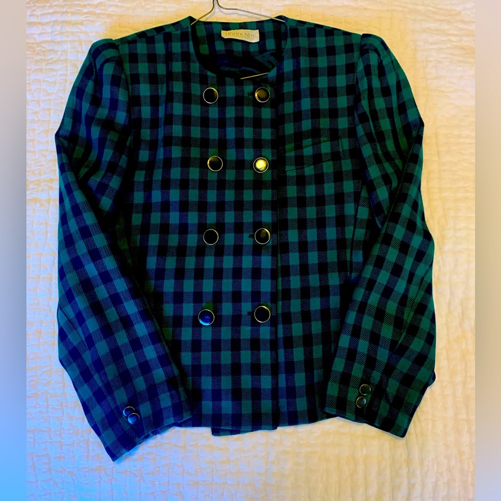Dividends Women’s Checked Blazer